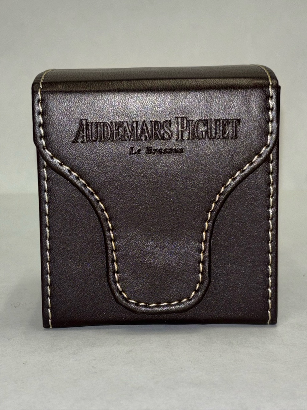 Audemars Piguet Brown Leather Single Watch Storage Box Case